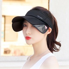 슬라이드썬캡 눈옆 커버 날개 연장 썬캡 모자 자외선차단모자 자외선차단캡 햇빛차단모자