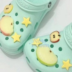 넛츠샵 신발파츠 별사과 8종 샌들꾸미기파츠