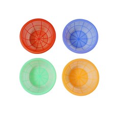 迷你塑料淘米籃 圓形小號洗米水桶 廚房瀝水篩網籃, 1個, 4色混搭10個,小號直徑16.5*高5.5cm