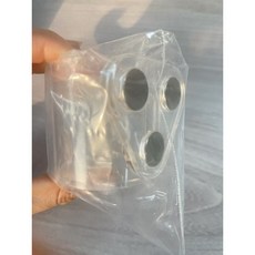 【獨家開模!高吸力】磁吸式水壺支架 水晶籠壁掛水壺架 磁吸支架 壓克力水壺支架 水樽支架 倉鼠喝水 倉鼠水壺 倉鼠水瓶, 1個, 1組(三磁鐵款)強吸力90趴, 透明