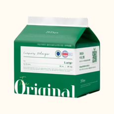 29일 오리지널 반값생리대 울트라슬림, 대형, 14개입, 1개