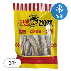 [인생건어물] 형기네 대구 두절 노가리 (소) 100g(매운중독소스포함) 3봉 건어물 대용량 업소용, 3개, 100g