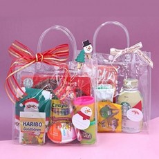 1개 정사각1호 고급 쇼핑백 명절날 PVC 투명가방 구디stu3+8GlR