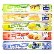 에너지바이탈 포도당캔디 18정 5개 (랜덤발송-맛골고루), 42g