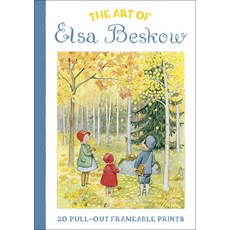 (영문도서) The Art of Elsa Beskow: 20 Pull-Out Frameable Prints: Vintage Scandinavian Wall Prints Hardcover, Floris Books, English, 9781782508861
