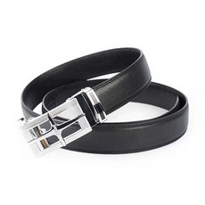 ELLE HOMME 品牌自動扣皮帶/男士皮帶-經典E耀眼十字