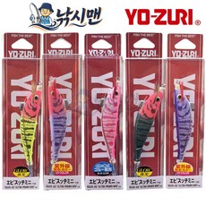 요즈리 미니 삼봉에기 한치 심해갑오징어 퍼플 삼봉, 1세트, 12g, 5종 1세트, 12g, 5종