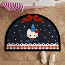 란틴 욕실 발매트 빨아쓰는 규조토 미끄럼방지매트 화장실 앞 발매트 주방 발매트 미끄럼방지 패드 고깔모자, 1개, 붉은색