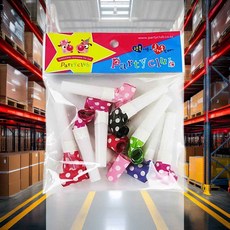 코끼리나팔 10p 축제 크리스마스 레크리에이션 장식 파티소품 불면소리나는