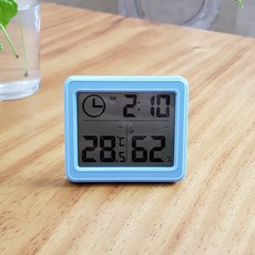 대진무역 4색디지털온습도시계 온도계 습도계 베이비온습도측정계 온습도계 온습도기, 블루, 1개, 1개입