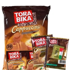 말레이시아 티백 블랙커피 strong Kopi-O 커피 CHEONG AIK 스트롱 코피오, A. 카푸치노 500g 1봉작은 봉지 20개