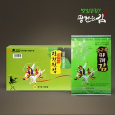 광천원김 갓 파래김 전장김 갓구운 파래김18gX8봉, 8개, 18g