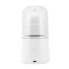 手動/電動扯蛋器 勻蛋器 甩蛋器 扯蛋神器 搖蛋器 打蛋器 混蛋器 黃金鷄蛋甩蛋器, 1個, 充電款：白色