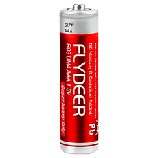 聆翔 碳鋅電池, 1個, 4號 AAA電池, 1個裝