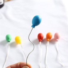 미스토토 칼라 풍선 장식 미니어처 피규어, P1119_풍선-타원 1P