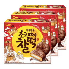 청우 초코파이 찰떡, 215g, 3개