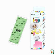 OS 비누찰흙 짜써쓰는 비누클레이 휘핑솝 초록 솝클레이 놀이비누