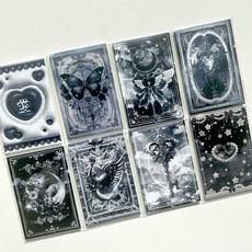 [80장] 블랙세트 포카 바인더 대지 포토카드 키링 뒷대지 폴꾸 탑꾸, 80장 블랙세트