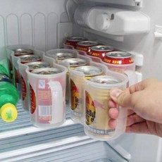 냉장고 캔 홀더 음료 캔 거치대 트레이 랙 맥주 보관 정리
