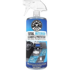 케미컬 가이즈 전체 실내 세정제 및 보호제 – 가죽 비닐 플라스틱 고무 유리 세정 보호 얼룩 없이 마무리 — 자동차 트럭 SUV RV 32온스, 케미컬 가이즈 전체 실내 세정제 및 보호제 – 가죽 비