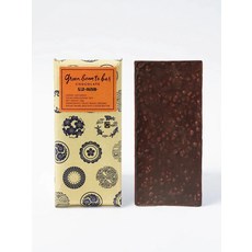 일본산 녹두 초콜릿 초콜릿 다크 바, 1개, M. 도쿄 아라레 일본식 바삭쌀 다크 초콜릿