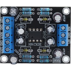 세메 2채널 프리앰프 보드 NE5532 증폭 모듈 맞춤형 2배 DC 12~30V 두꺼운 PCB 차량 스피커 장비, 세메 2채널 프리앰프 보드 NE5532 증폭 모듈 맞춤