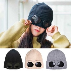 데일리모자패션 여자 비니 숏비니 겨울 스키장 모자 남자 커플 패션, 블랙