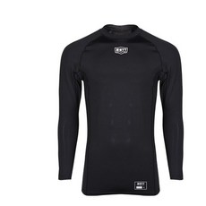 ZETT 긴팔 라운드 언더셔츠 BK-342 (검정)