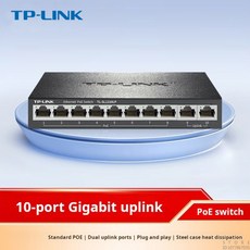 TP LINK 10포트 100M 8포트 POE 스위치 플러그 허브 네트워크 TL 62W 플레이 SF1010P, 한개옵션1, 01 with EU plug
