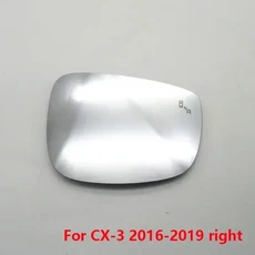 자동차 사각지대 경고 가열 백미러 윙 문짝 사이드 미러 유리 렌즈 마즈다 3 악셀라 6 아테나 CX-3 CX-5 2, 01 For CX-3 16-19 right