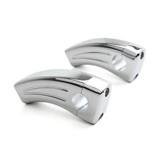 핸들 바 라이저 22mm 3.5 인치 크롬 풀백 오토바이 크루저 모토 자전거 액세서리 TMAX 560 2022 Tiger Rall