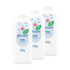 존슨즈 베이비 파우더 대용량 400g 3개 Johnson's Baby powder