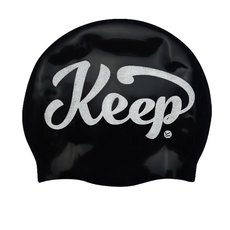킵수모 실리콘수영모자 노링클캡, 오닉스블랙, 1개