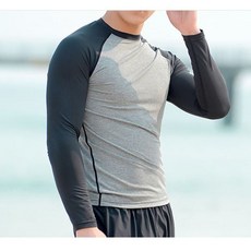 남자 래쉬가드 워터파크 물놀이 수영복 블랙 상의 GB non+56545gt