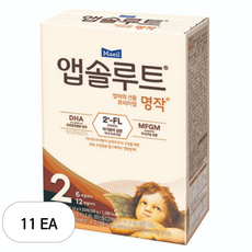 앱솔루트 프리미엄 명작 스틱분유 2단계, 20개입, 11개