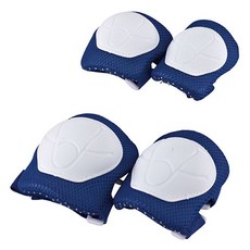 삼천리자전거 어린이 아동 보호대 무릎 팔꿈치 세트 SPS110, 블루, 1개