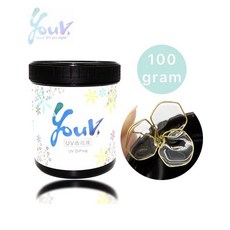 Your UV 造花液 水晶花滴膠 100g 多色可選 DIY手工藝材料, 紅色30ml,一個