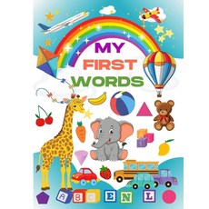 Majosta My First Words Book for Toddlers: Colorful Picture Dictionary with Animals Toys Fruits, Majosta My First Words Book fo