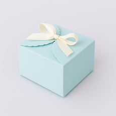 잇츠K 레이스 답례 선물상자 / 다용도 포장박스, 50개, 블루