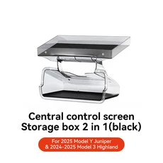 YZ 테슬라 모델 3 Y 하이랜드 주니퍼 2021-2025 마그네틱 마그세이프 숨겨진 대형 공간 보관함용 숨겨진 화, 02 M3Y Highland Juniper