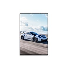 슈퍼카 스포츠카 액자 벽 장식 인테리어 레이싱 포스터, PS프레임 + 캔버스, 50x70, NPSC-10