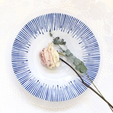 나고미도자기 시즈쿠 도쿠사 식기세트, 샐러드접시, 1개