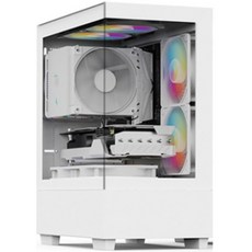 서민컴퓨터 조립컴퓨터 조립PC 게이밍PC 게임용 컴퓨터 본체 롤 오버워치 피파 배그 배틀그라운드 펠월드 디아블로 데스크탑 고사양PC, 화이트, 16GB, 500GB, Free DOS, CG12(어항)