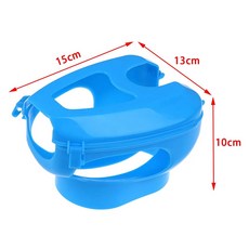 1Pc 비둘기 고정 프레임 랙 먹이주기 의학 주입 예방 접종 측정 크기 착용 발 링 조류 용품, 02 Blue, 1개