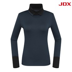 JDX 여성 지도리 자카드 하이넥(X2TLU8456TQ)