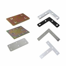 대양 평철 철물 정첩, B03-평철60x80천연색, 1개