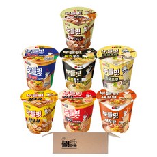 농심 누들핏 7종 1개씩 [육개장사발+김치사발+튀김우동+새우탕+짜파구리+돈코츠+카구리], 1팩