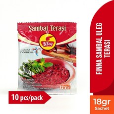 울렉 삼발 뜨라시 핫소스 18gr (Uleg Sambal Terasi), 2세트, 18g