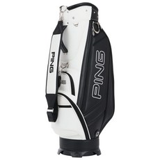 핑 2023 스포티 G4 캐디백, 화이트+블랙