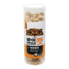 喵洽普 By Cat 韓國貓咪凍乾零食盒裝，多種口味選擇，天然健康無添加，貓咪零食首選, 120g, 1個, 鱈魚